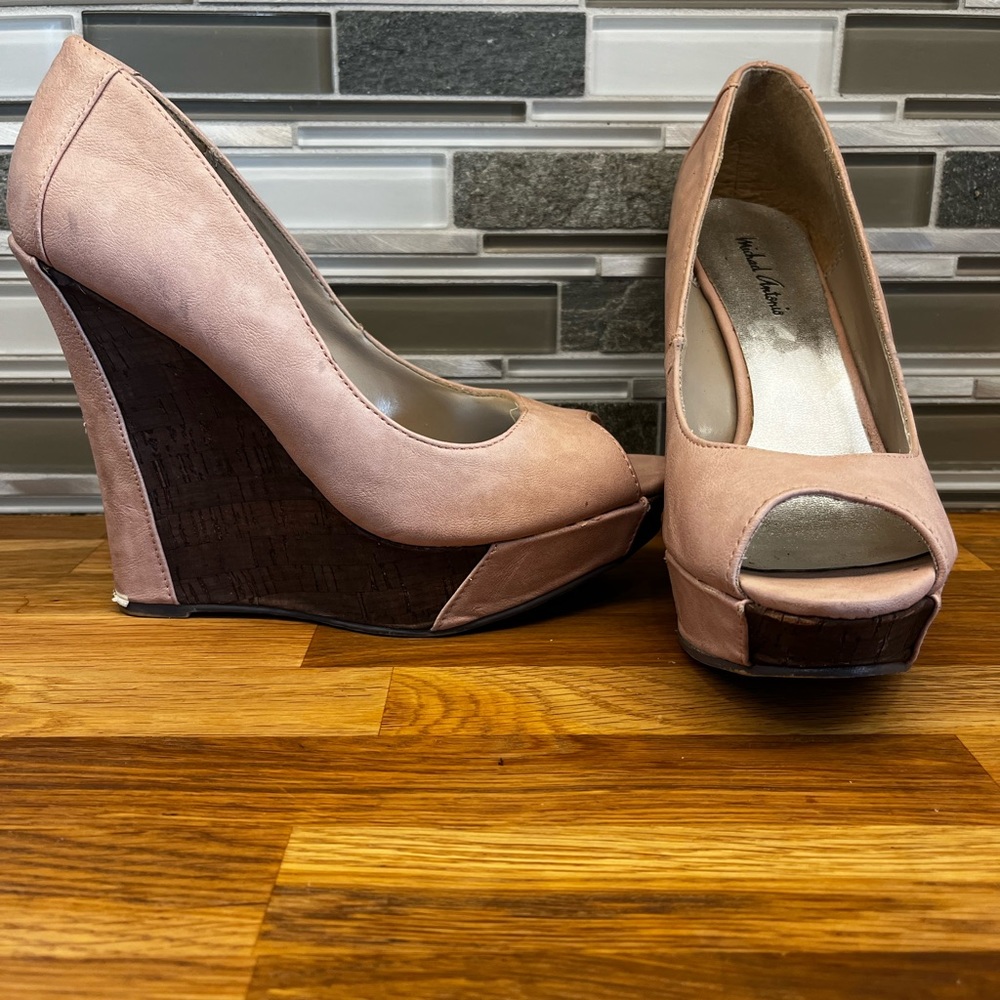 Closet cleanout! Bundle for extra savings Open toe cork platform pumps